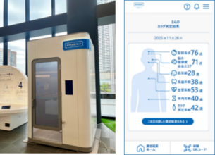 中之島クロス（大阪市）で 「DotHealth カラダ測定サービス」を提供開始