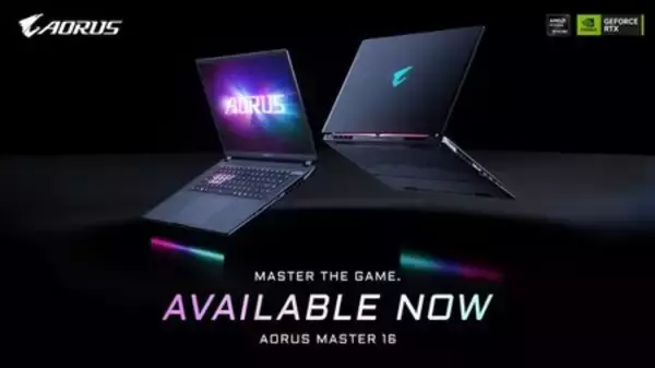 GIGABYTE、AI性能と没入型ゲーム体験を実現する「AORUS MASTER 16」の発売開始を発表
