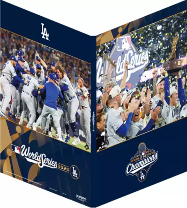 「MLB ワールドシリーズ 2025 優勝記念 ロサンゼルス・ドジャースプレミアムフレーム切手セット」の画像