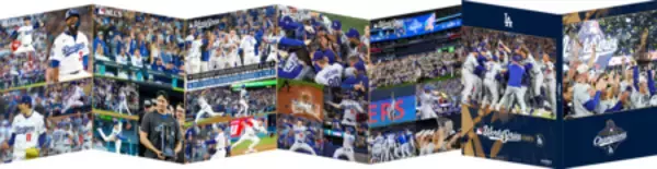 「MLB ワールドシリーズ 2025 優勝記念 ロサンゼルス・ドジャースプレミアムフレーム切手セット」の画像