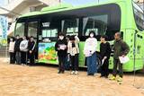 「八多淡河エリアに義務教育学校八多学園の児童らが監修した「お絵描きラッピングバス」が運行。」の画像3