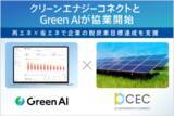 「クリーンエナジーコネクトとGreen AIが協業を開始」の画像1