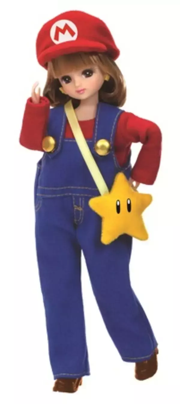 「スーパーマリオ リカちゃん マリオスタイル.スーパーマリオ リカちゃん ピーチ姫スタイル2026年4月18日発売」の画像