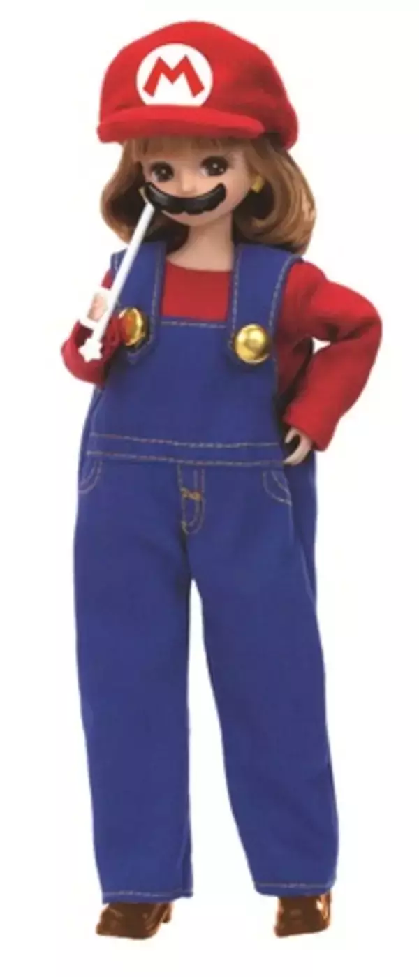 「スーパーマリオ リカちゃん マリオスタイル.スーパーマリオ リカちゃん ピーチ姫スタイル2026年4月18日発売」の画像