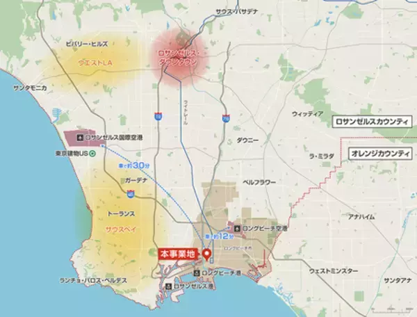 「米国ロサンゼルス近郊ロングビーチ市で賃貸住宅開発事業に参画」の画像