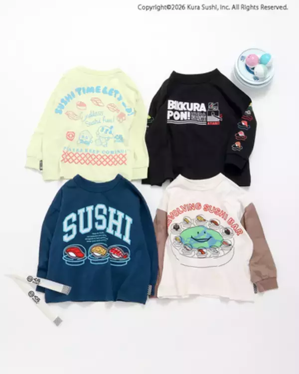 「くら寿司×BREEZE　コラボキャンペーンを開催「安心を着よう。安心を食べよう。」をコンセプトに 　」の画像