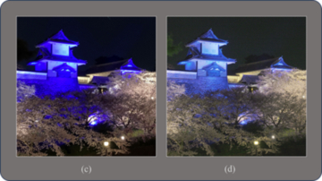 見たままの印象で夜景が印刷できる技術がさらに進化。逆光でも室内を「見たまま」を再現する新技術を開発。