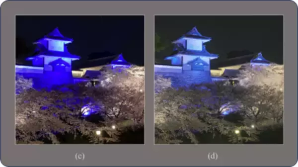 見たままの印象で夜景が印刷できる技術がさらに進化。逆光でも室内を「見たまま」を再現する新技術を開発。