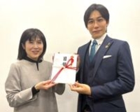 ジブラルタ生命、社内表彰賞金の合計1万ドルを寄付