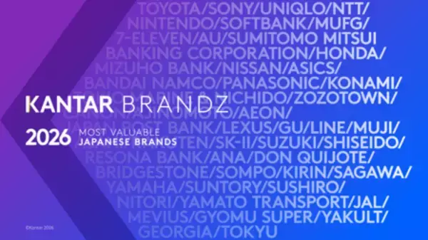 カンターブランドZ 日本ブランドランキング発表