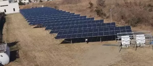 「鹿島市浄化センター太陽光発電の稼働状況報告のため田口伸一市長へ表見訪問」の画像