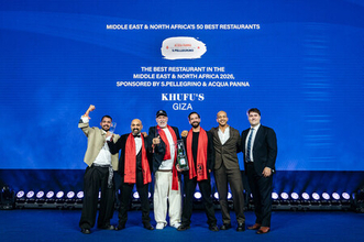 エジプトのKHUFU'S、MIDDLE EAST & NORTH AFRICA'S 50 BEST RESTAURANTS 2026でNO.1に