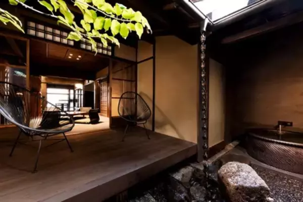 「京都御所南、露天風呂を備えた高級一棟貸し町家 「鈴 京都御所南 喜承庵」リブランドオープン」の画像