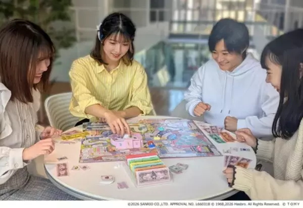 「サンリオ × 推し活 × 人生ゲーム　「サンリオキャラクターズ　人生ゲーム」 2026年4月下旬　新発売」の画像