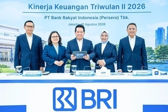 国民経済の牽引役を担い続けるBRI、2026年第2四半期に31.2兆ルピアの純利益を計上
