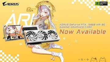 GIGABYTE、グラフィックスカード「AORUS GeForce RTX（TM）5060 ARI Edition」の販売開始を発表