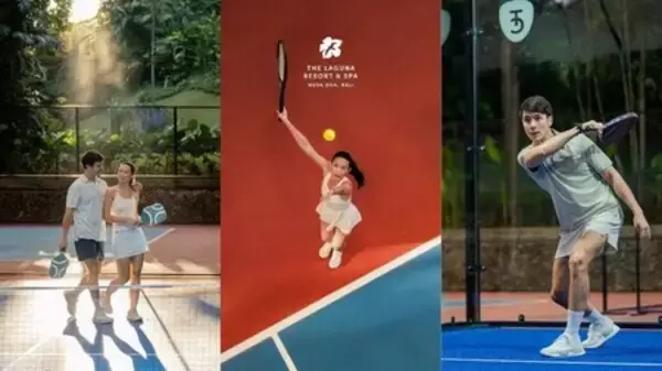 ラグーナ・バリのTrinity Courts、ヌサドゥアの海辺にテニス、パデル、ピックルボールを導入