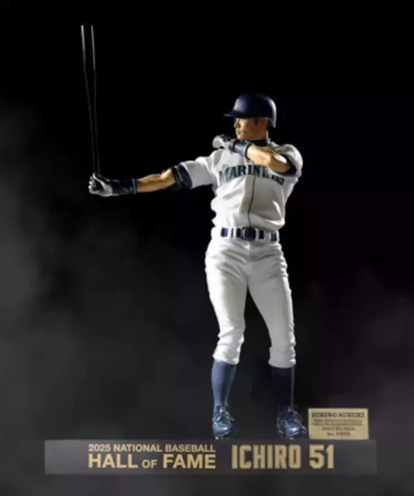 「『イチロープレミアムフィギュア』数量限定3,089体！　本日12/12(金)正午12時より申込受付開始！」の画像