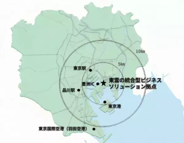 「都心近接の東京都江東区にヤマトグループ最大級の統合型ビジネスソリューション拠点を開設」の画像