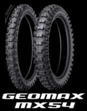 ミディアム路面からハード路面まで幅広くカバーするモトクロス競技用タイヤ DUNLOP「GEOMAX MX54」新発売