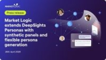 Market Logic、合成パネルと柔軟なペルソナ生成でDeepSights Personasを拡張し、規模に応じたオーディエンス調査を再定義