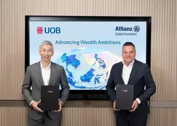 UOB、Allianz Global Investorsとの戦略的販売提携によりウェルスマネジメント事業の目標を推進