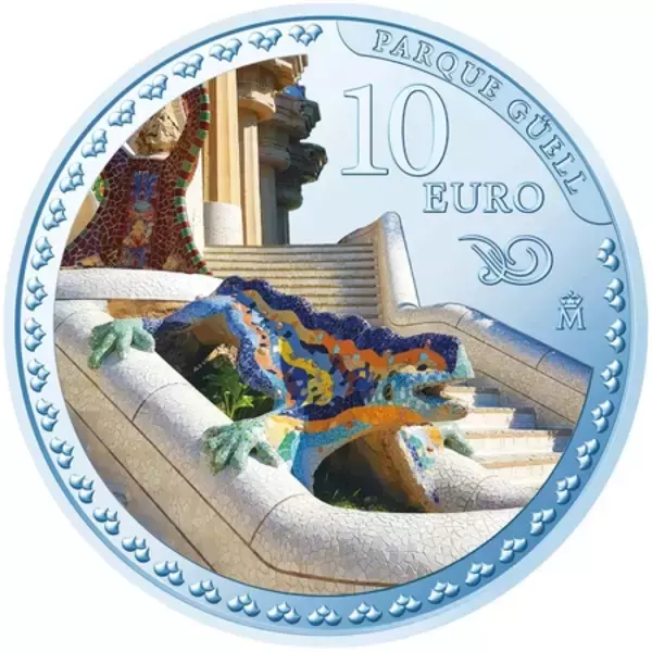 「アントニ・ガウディ没後１００年記念コイン」の画像