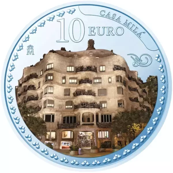 「アントニ・ガウディ没後１００年記念コイン」の画像