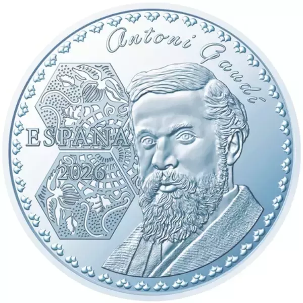 「アントニ・ガウディ没後１００年記念コイン」の画像