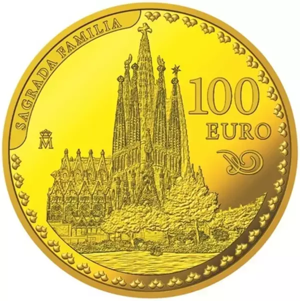 「アントニ・ガウディ没後１００年記念コイン」の画像