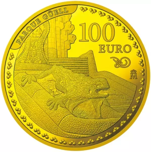 「アントニ・ガウディ没後１００年記念コイン」の画像