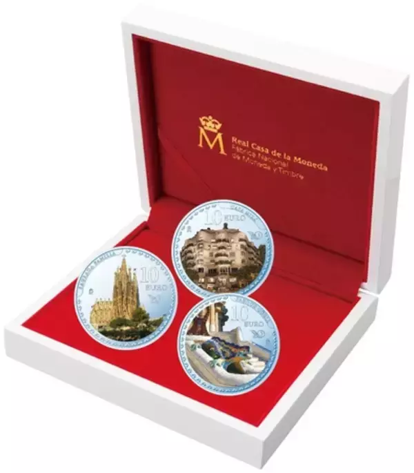 「アントニ・ガウディ没後１００年記念コイン」の画像