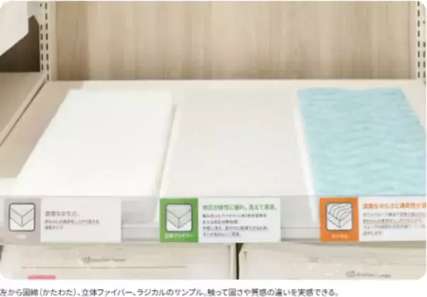 「洗える。乾きが早い。ベビーふとんの常識を超えて。」の画像