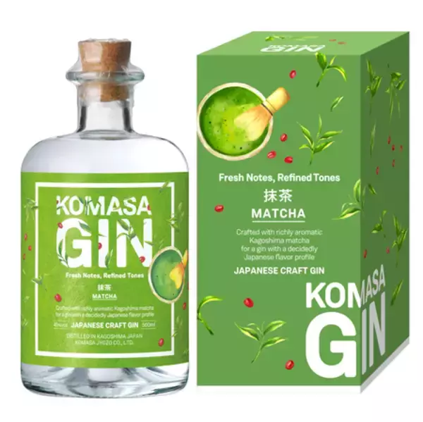 「小正醸造・「KOMASA GIN -抹茶-」を新定番商品として、 2026年5月22日（金）発売」の画像