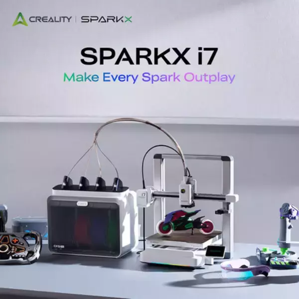 「アイデアからプリントへ：Creality SPARKX i7がCES 2026に初登場、日常のクリエイターのための3Dプリンター」の画像