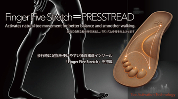 日常で意識する機会の少ない足指力に着目したフットウェア「Dr.SHOEプレストレッド」を７月上旬発売