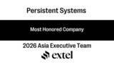 「Persistent、Extelの2026年アジア経営陣調査（2026 Asia Executive Team Survey）で3年連続トップの栄誉に輝く」の画像1