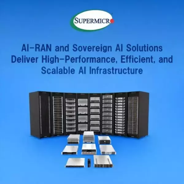 Supermicro、AI-RANとSovereign AIソリューションのサポートを拡大し、高性能、効率的、スケーラブルなAIインフラを提供