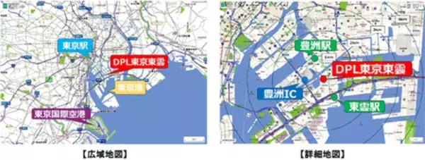 「当社都内最大の都市型物流施設「DPL東京東雲」竣工」の画像
