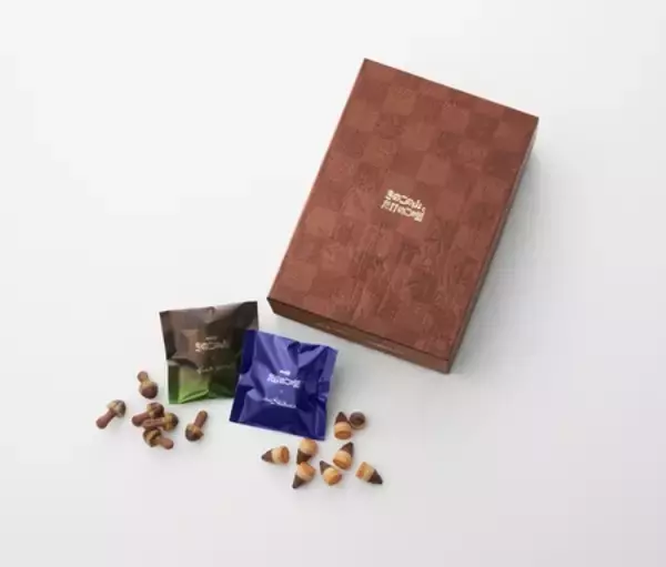 「【訂正配信】バレンタイン限定の「きのこの山」と「たけのこの里」を「アムール・デュ・ショコラ」にて販売」の画像