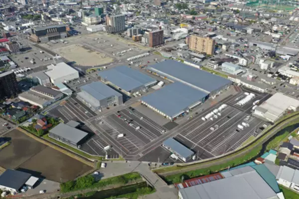 「富山市公設卸売市場で市場関連施設「にぎわい施設」を開発」の画像