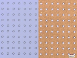 貫通孔付きガラス基板への高密着めっき膜形成技術を開発 次世代半導体の高密度化や小型化に寄与する新技術