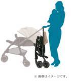 「4輪フリーでスッと真横にスライドできるベビーカー 『ラクーナ クッション フリー プラス AE』新発売」の画像5