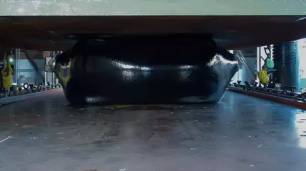 「船舶の接岸・係留を支える緩衝材 DUNLOP初のフォーム式防舷材を高耐久設計で国内生産・発売」の画像