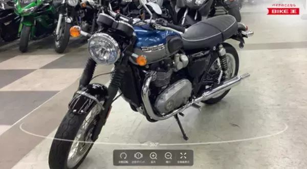「中古バイク買取・販売を全国展開する最大手バイク王、公式サイト中古車ページに360°画像を本格導入開始」の画像