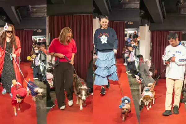 「愛犬・愛猫と一緒にレッドカーペットを歩く、ファッションショーを開催！」の画像
