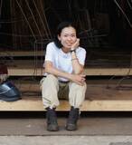 「身近なブルーシートが“神話”になる新進女性彫刻家・久保寛子、福井初個展」の画像6