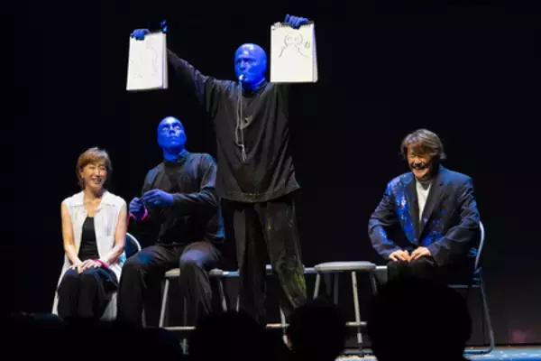 「近藤真彦らも驚き！鈴木愛理が魅せた！プレスショー！ ブルーマングループ2026新宿公演 大好評開催中！！」の画像