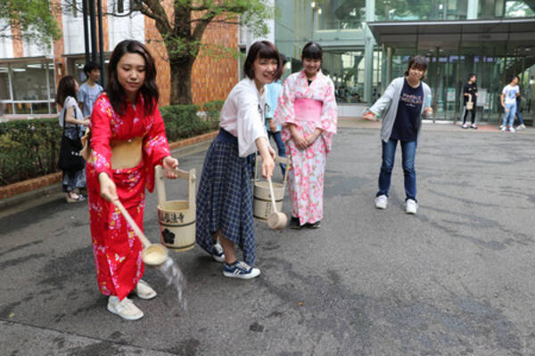 千葉商科大学 Cuc Sdgs Week 省エネ意識を啓発 打ち水で涼しく大作戦 7 5 7 9開催 21年6月21日 エキサイトニュース