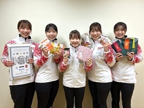 ＪＡ全農がカーリングジュニア日本代表の皆さんを「ニッポンの食」でサポート